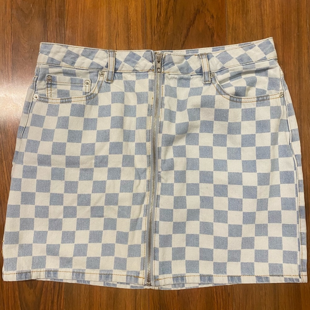 Forever 21 Checkered Skirt